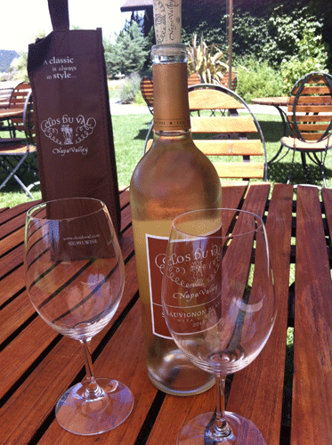 Clos du Val wine- an excellent Sauvignon Blanc!