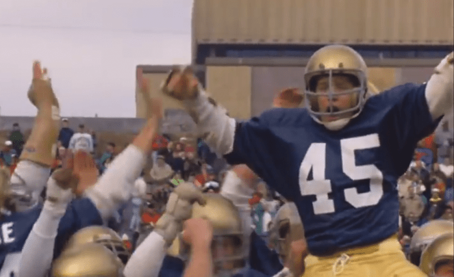 Image credit: Tri-star Pictures, 1993, Rudy