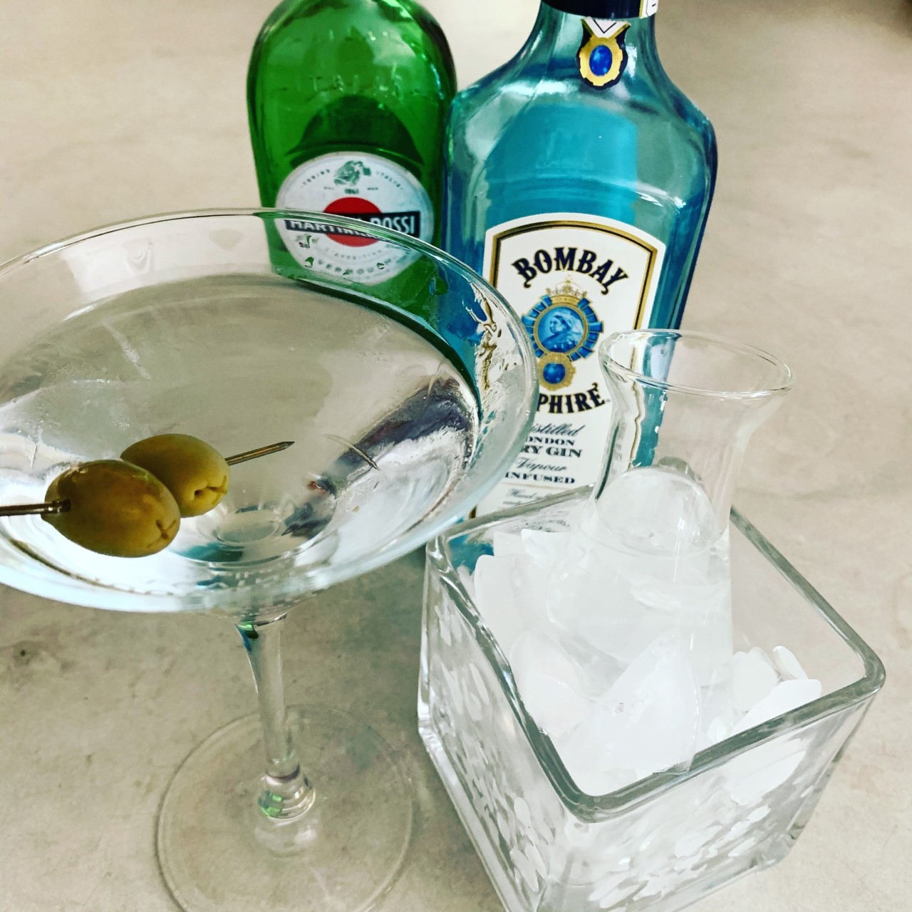 Drea stakeout under glass